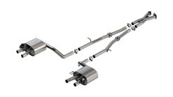 Borla 22-23 Kia Stinger 3.3L V6 Turbo 2.25in Pipe Dia Dual Split Rear Exit S-Type Cat-Back Exhaust - Image 4