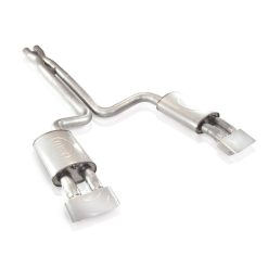 Alternative view of Stainless Works 1990-95 Corvette ZR1 3in Exhaust X-Pipe Chambered Mufflers Tips