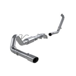 Alternative view of MBRP 2003-2007 Ford F-250/350 6.0L EC/CC Turbo Back Single Side (Stock Cat)