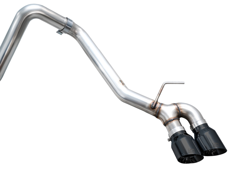 AWE Exhaust for 4th Gen Toyota Tacoma Dual Diamond Black Tips - Image 11
