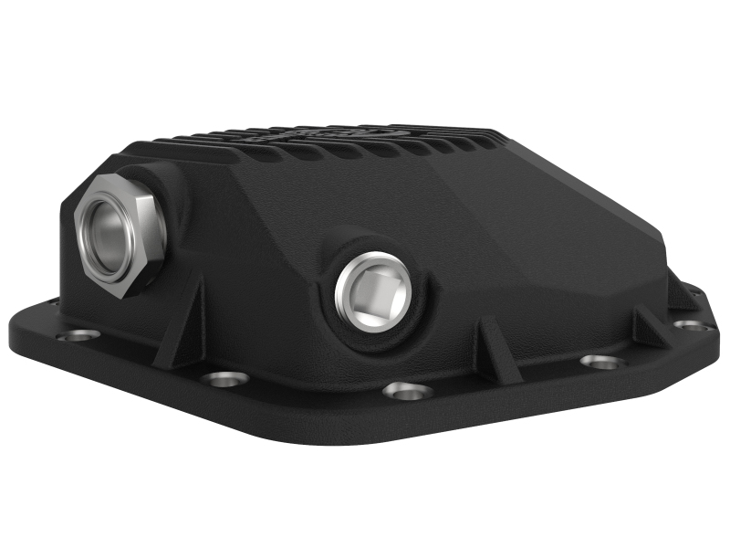 aFe 20-23 Jeep Gladiator JT (Dana M220) Pro Series Rear Differential Cover Black w/ Machined Fins - Image 5