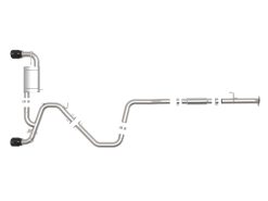 Alternative view of aFe Hyundai Veloster N 21-22 L4-2.0L (t) Takeda Cat-Back Exhaust System- Polished Tips
