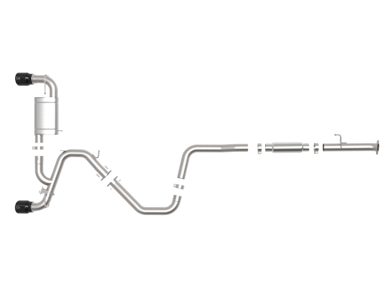 aFe Hyundai Veloster N 21-22 L4-2.0L (t) Takeda Cat-Back Exhaust System- Polished Tips - Image 2