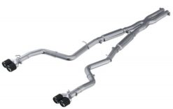 Alternative view of MBRP 15-16 Dodge Challenger RT 5.7L T304 SS 3in Dual Rear Cat-back CF Quad Tips - Street