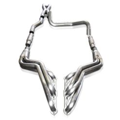 Alternative view of Stainless Works Chevy/GMC Truck 1988-98 Headers Catted Leads