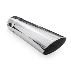 Stainless Works Single Wall Slash Cut Exhaust Tip - 3 1/2in Body 3in ID Inlet - Image 4