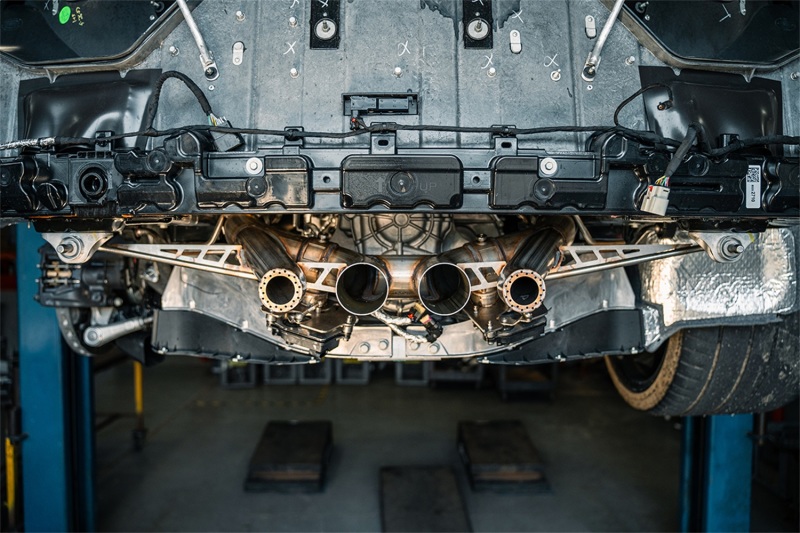 Corsa 2023 Chevrolet Corvette C8 Z06 3in Valved Cat-Back Exhaust Muffler Delete Track System w/o Tip - Image 4