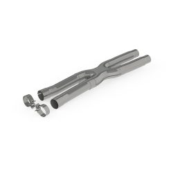 Alternative view of MBRP 15-19 Ford Mustang GT 2.5in Resonator Delete X-Pipe - T409
