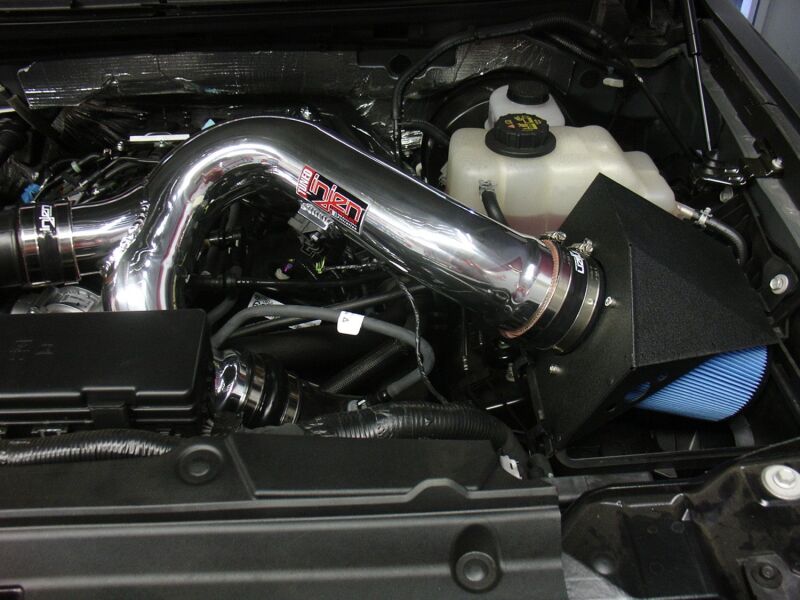 Injen 12-13 Ford F-150 V6 3.5L Eco Boost Engine Short Ram Intake Kit w/ MR Tech - Wrinkle Black - Image 5