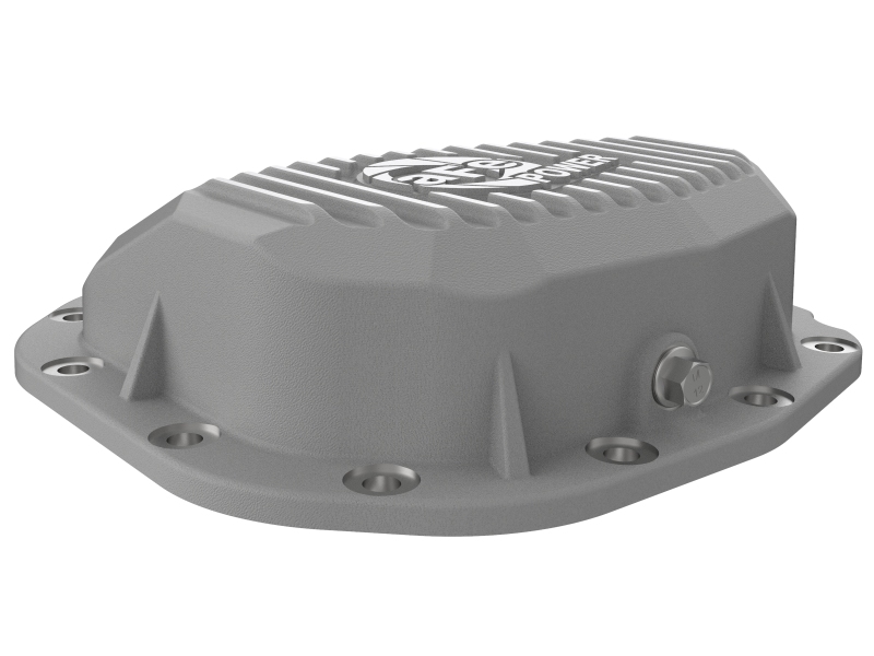 aFe Street Series Rear Differential Cover Raw w/ Fins 15-19 Ford F-150 (w/ Super 8.8 Rear Axles) - Image 6