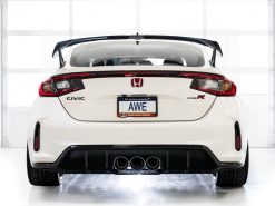 AWE Tuning 2023 Honda Civic Type R FL5 Touring Edition Exhaust w/ Triple Chrome Silver Tips - Image 21
