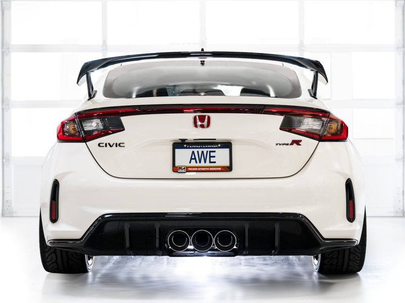 AWE Tuning 2023 Honda Civic Type R FL5 Touring Edition Exhaust w/ Triple Chrome Silver Tips - Image 21
