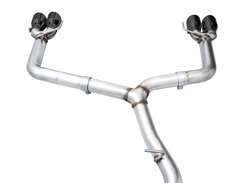 AWE Tuning 2022+ VB Subaru WRX Track Edition Exhaust - Diamond Black Tips - Image 8