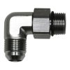 DeatschWerks 10AN ORB Male Swivel to 10AN Male Flare 90-Degree Fitting - Anodized Titanium