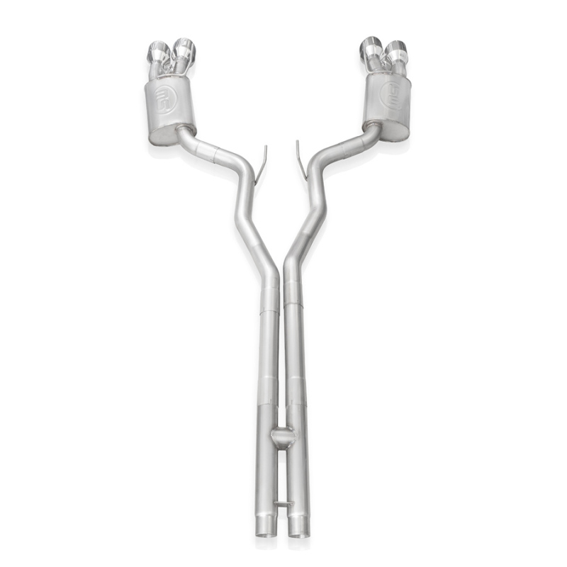 Stainless Works 2020 Ford GT500 Redline Catback H-Pipe Exhaust Factory Connect - Polished Tips - Image 4
