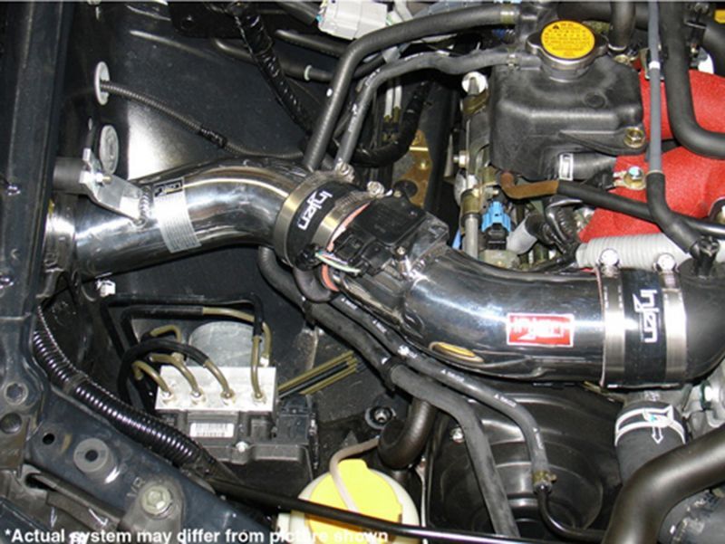Injen 04-07 STi / 06-07 WRX 2.5L Wrinkle Red Cold Air Intake - Image 4