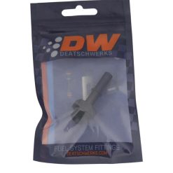 Alternative view of DeatschWerks 6AN ORB Male to 5/16in Male EFI Quick Connect Adapter - Anodized Matte Black