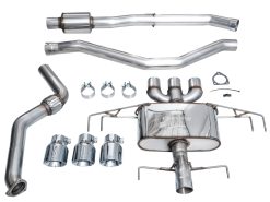 AWE Tuning 2024 Acura Integra Type S DE5 FWD Touring Edition Exhaust w/ Triple Chrome Silver Tips - Image 15