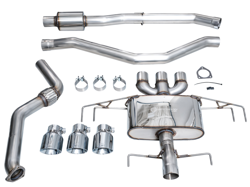 AWE Tuning 2024 Acura Integra Type S DE5 FWD Touring Edition Exhaust w/ Triple Chrome Silver Tips - Image 15