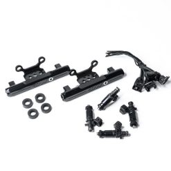 DeatschWerks 04-06 Subaru STI/LGT Side Feed to Top Feed Fuel Rail Conv Kit w/ 1200cc Injectors - Image 5