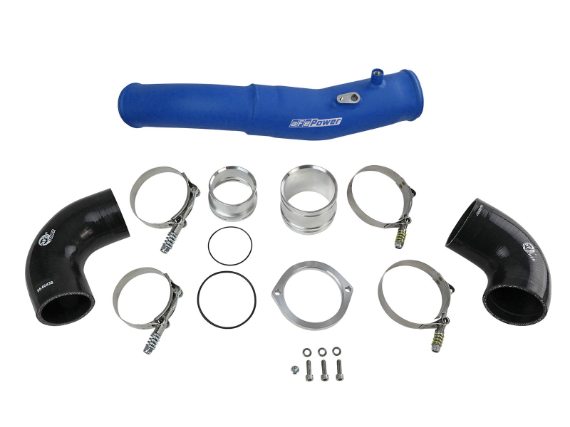 aFe 20-21 BMW Z4 M40i (G29) L6-3.0L (t) B58 BladeRunner 2-1/2in to 3in Hot-Side Charge Pipe - Blue - Image 3