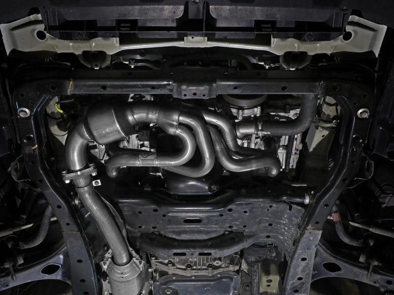 aFe Twisted Steel 304 Stainless Steel Header w/ Cat 13-19 Subaru Outback H4-2.4L - Image 6