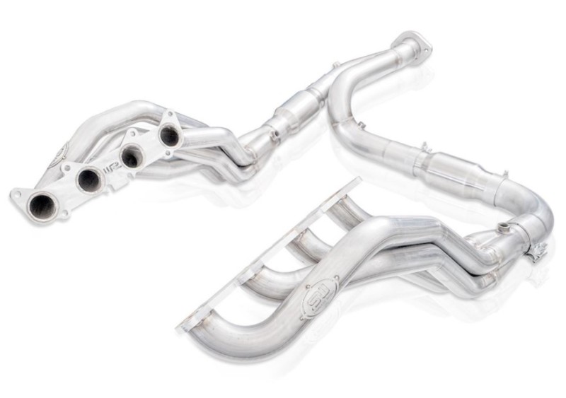 Stainless Works 15-19 Ford F-150 5.0L Catted Factory Connect Headers 1-7/8in Primaries 3in Collector - Image 2