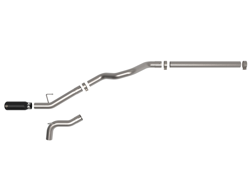 aFe Vulcan Series 3in 304SS DPF-Back Exhaust w/ Black Tip 14-18 Mercedes-Benz Sprinter 2500 - Image 2