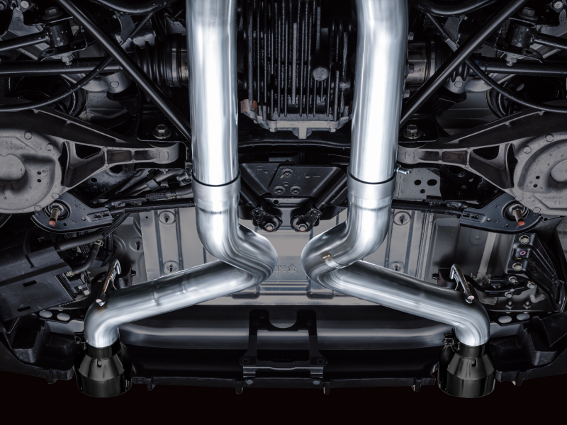AWE 2023 Nissan Z RZ34 RWD Track Edition Catback Exhaust System w/ Diamond Black Tips - Image 2