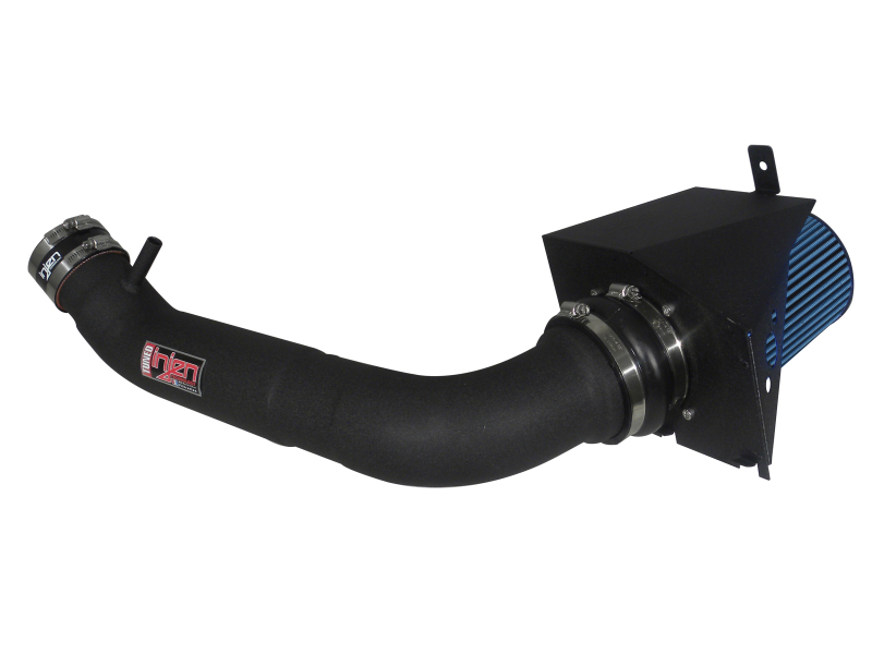 Injen 09-10 Ford F-150 2 valve V8 4.6L Wrinkle Black Power-Flow Air Intake System - Image 3