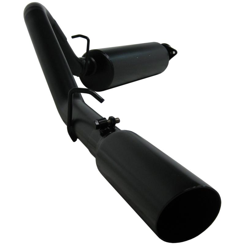 MBRP 2000-2006 Jeep Wrangler (JK) Inline-4 2.5L Inline-6 4.0L Cat Back Single Side - Image 3
