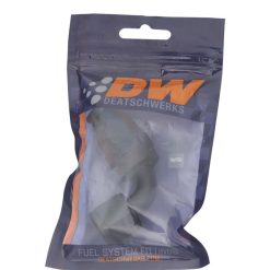 Alternative view of DeatschWerks 8AN Female Swivel 90-Degree Hose End PTFE (Incl 1 Olive Insert) - Anodized Matte Black