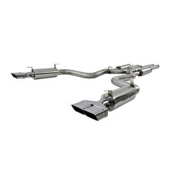 Alternative view of MBRP 08-11 Dodge Challenger SRT8 6.1L Hemi T304 Cat Back Dual Split Rear