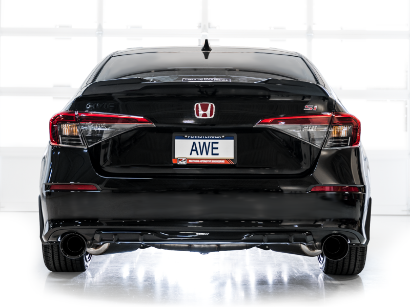 AWE Tuning 22+ Honda Civic Si/Acura Integra Touring Edition Catback Exhaust - Dual Diamond Black Tip - Image 9