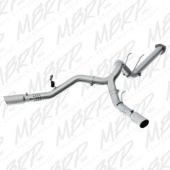MBRP 17-19 Ford F-250/350/450 6.7L 4in Filter Back Cool Duals T409 Exhaust System - Image 3