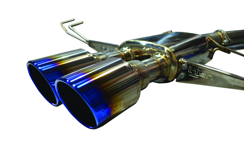 Injen 17-19 Honda Civic Type-R 3in SS Cat-Back Exhaust w/ Dual Burnt Titanium Tips - Image 16