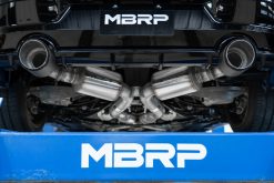 MBRP 23-24 Nissan Z 3.0L Armor Pro T304 Stainless Steel 3in Cat-Back Dual Rear Exit w/ 5in OD CF Tip - Image 5