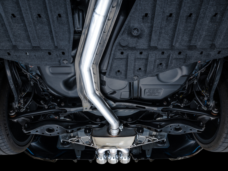 AWE Tuning 2023 Honda Civic Type R FL5 Touring Edition Exhaust w/ Triple Chrome Silver Tips - Image 4