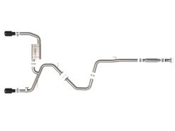 Alternative view of aFe Takeda Hyundai Elantra N 22-23 L4-2.0L (t) 3in 304 SS Cat-Back Exhaust w/ Black Tips