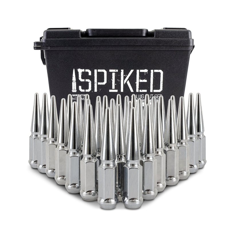 Mishimoto Mishimoto Steel Spiked Lug Nuts M14 x 1.5 32pc Set Chrome - Image 4