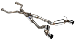 Alternative view of Invidia 2022+ Nissan Z 70mm N1 Cat Back Exhaust - SS Tips