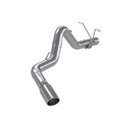 Alternative view of MBRP 11 Chev/GMC 2500/3500 4in Filter Back Single Side Aluminum Exhaust System