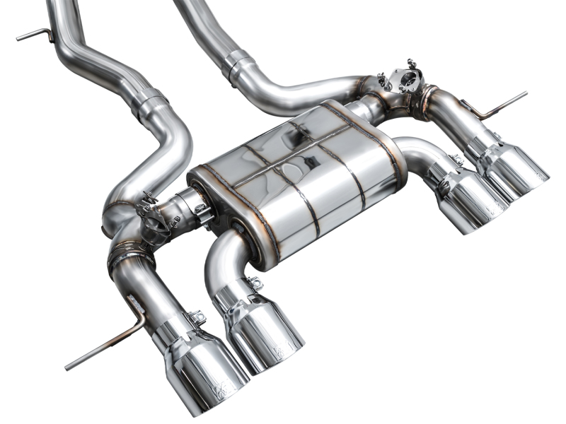 AWE Tuning 23-24 BMW G87 M2 SwitchPath Edition Exhaust - Chrome Silver Tips - Image 9
