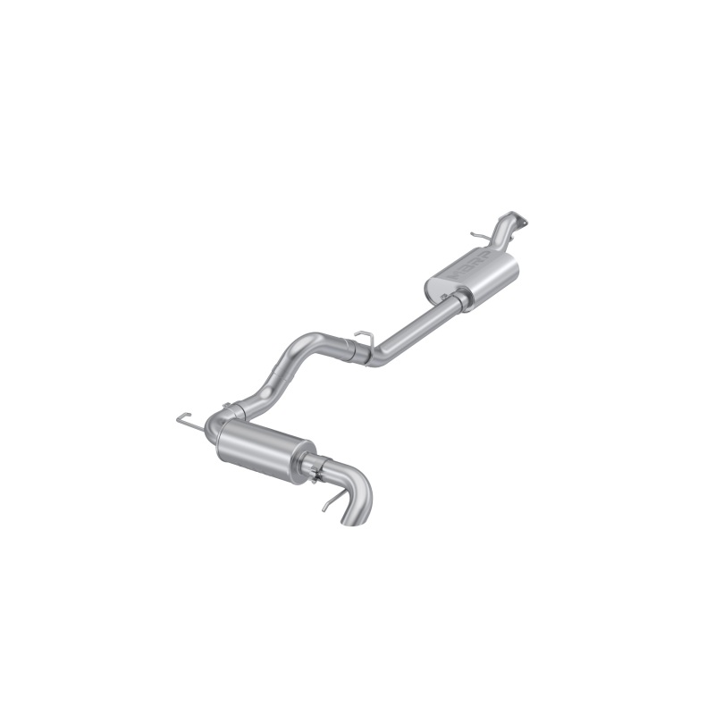 MBRP 2021-2023 Ford Bronco 2.3L/2.7L Stainless Steel 3in Cat-Back, Single High Clearance Rear Exit - Image 2