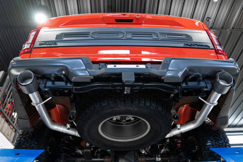 MBRP 2021+ Ford F-150 Raptor Axle-Back Dual Rear Exit T304 Performance Exhuast Sys - Image 4