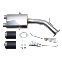 Alternative view of Injen 19-21 Hyundai Veloster L4 1.6L Turbo Performance Stainless Steel Axle Back Exhaust System