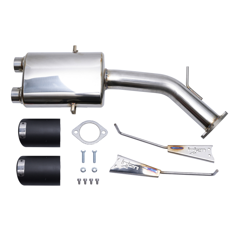 Injen 19-21 Hyundai Veloster L4 1.6L Turbo Performance Stainless Steel Axle Back Exhaust System - Image 2