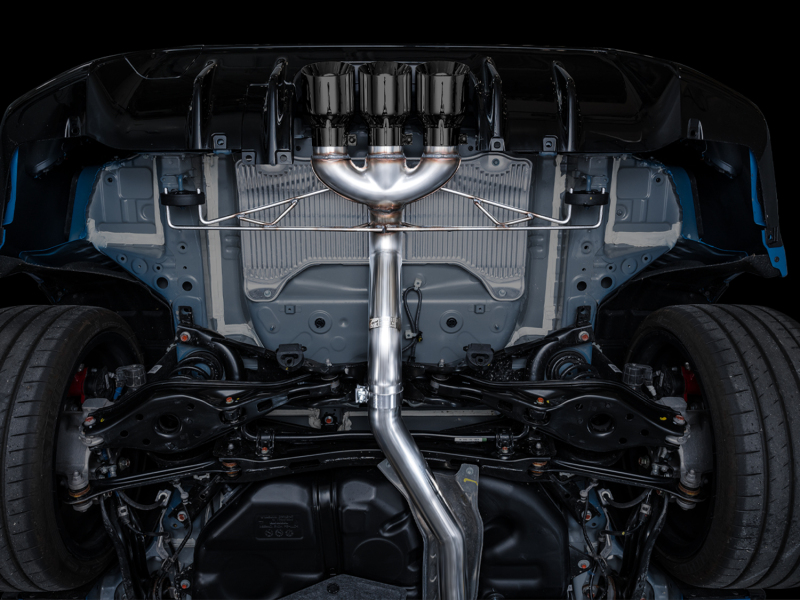 AWE Tuning 2023 Honda Civic Type R FL5 Track Edition Exhaust w/ Triple Diamond Black Tips - Image 3