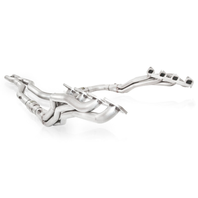 Stainless Power 2010-14 F-150 Raptor 6.2L Headers 1-7/8in Primaries 3in High-Flow Cats X-Pipe - Image 2