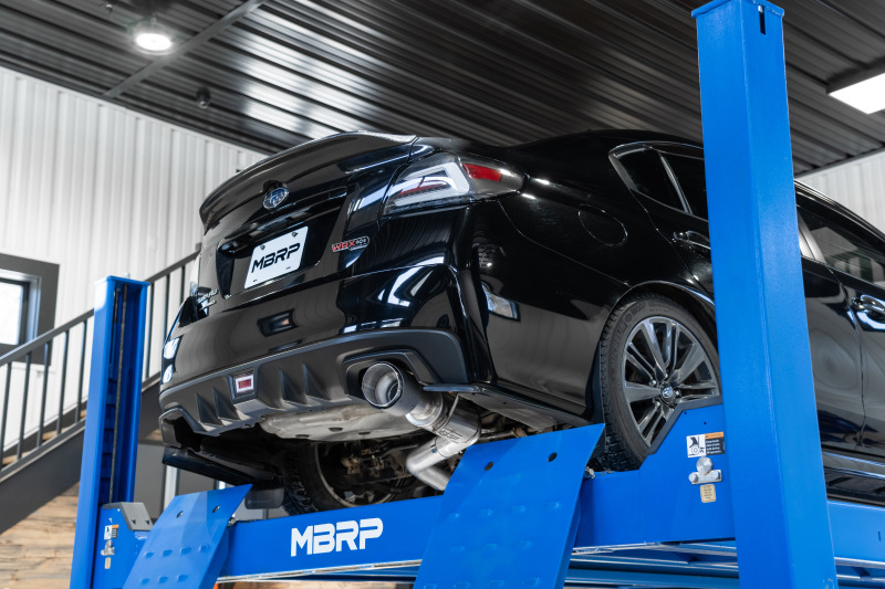 MBRP 15-21 Subaru WRX 2.0L/STI 2.5L/11-14 Sed 3in Cat-Back Single Rear Exit w/Carb Fiber Tips- T304 - Image 2